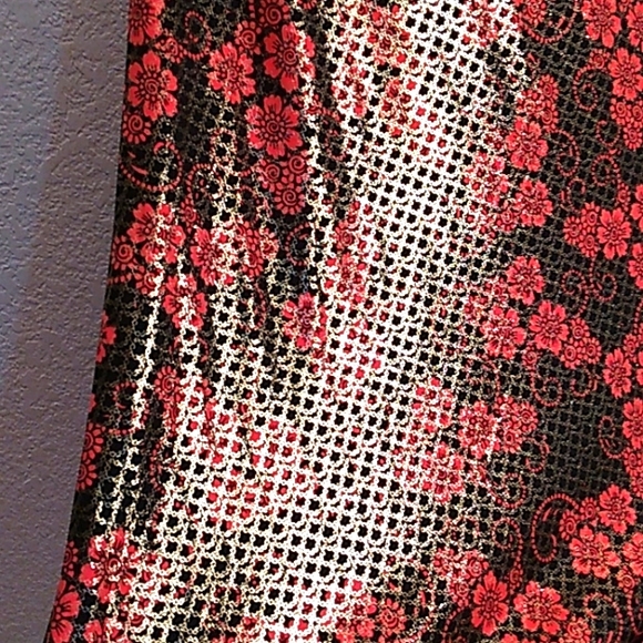 SALE! NWOT!! LULAROE EXTREME SHEEN GOLD SHIMMER MAXI SKIRT - Picture 5 of 11